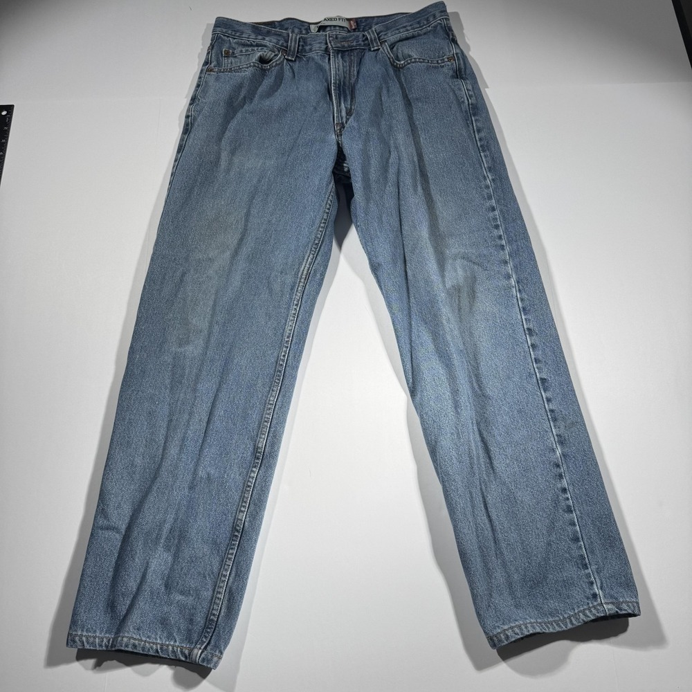 Levis 550 Jeans Mens 34x32 (31x29) Blue Relaxed Fit Tapered Leg Denim Classic